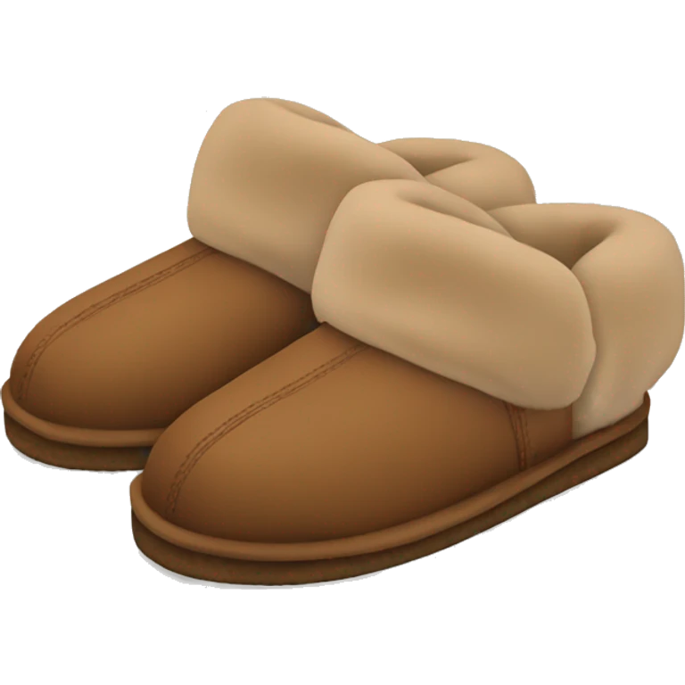 Ugg slippers brown emoji