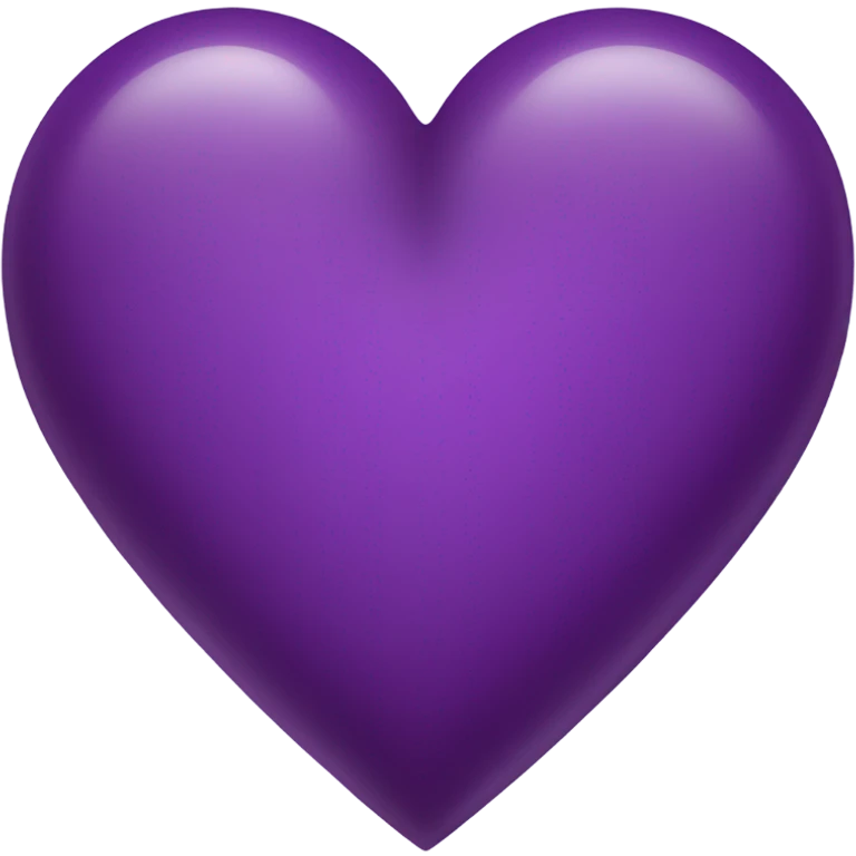 Purple heart emoji