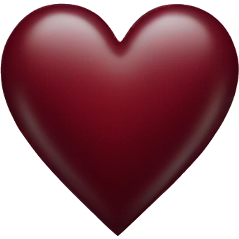 dark red heart emoji