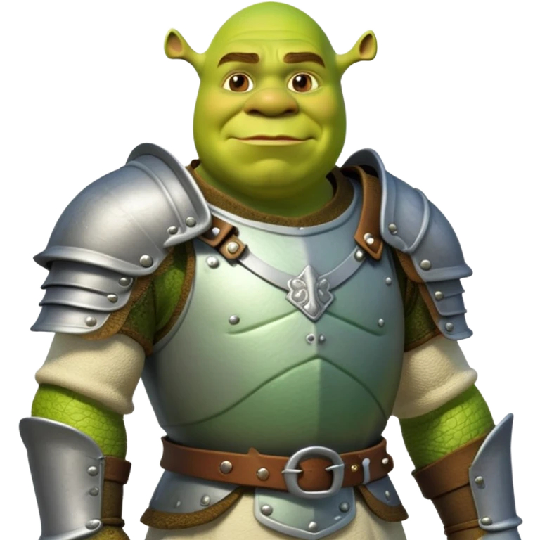 Shrek in armor emoji