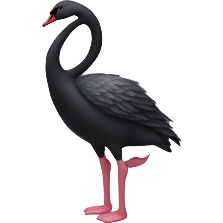Black swan emoji