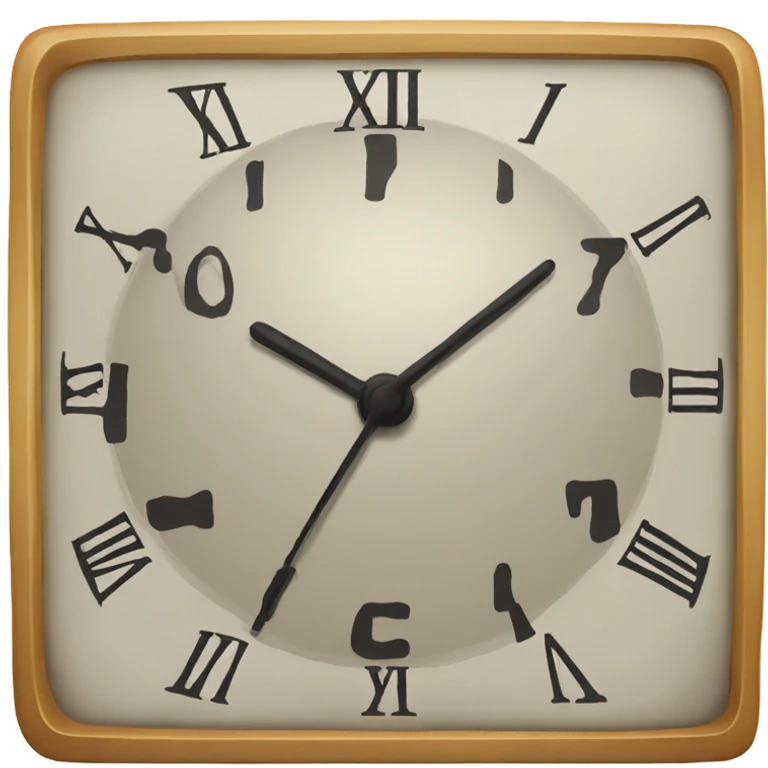 Clock  emoji