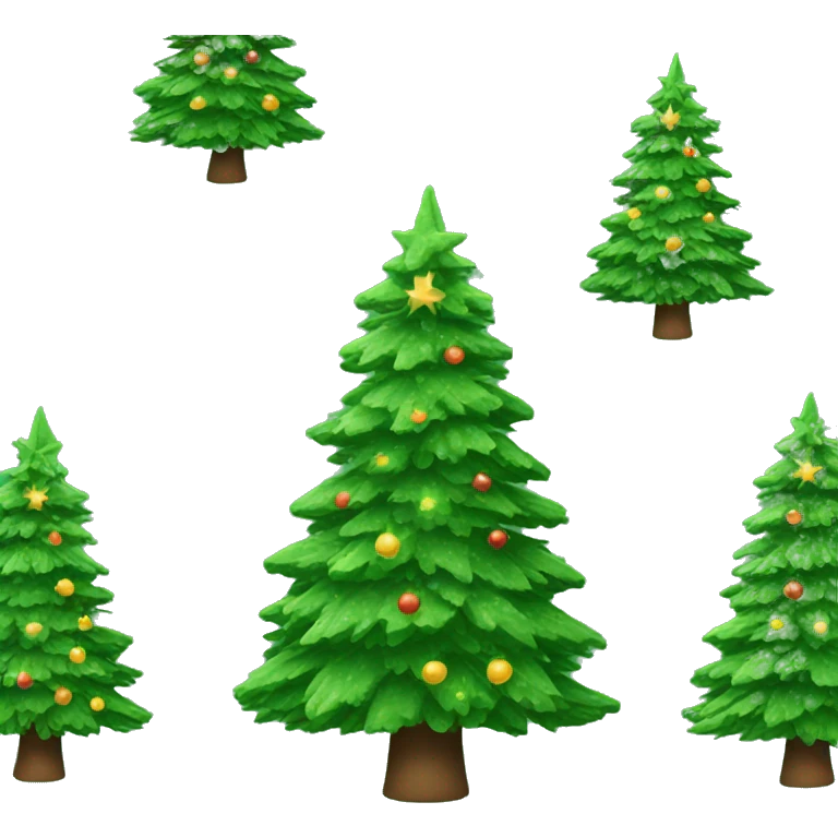green Christmas tree emoji