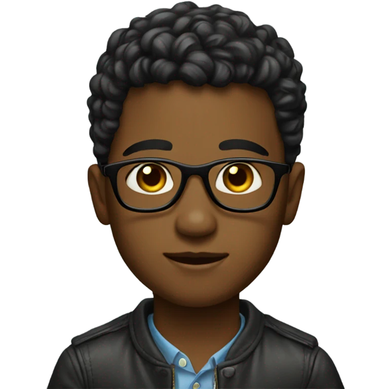portrait of a stylish boy emoji