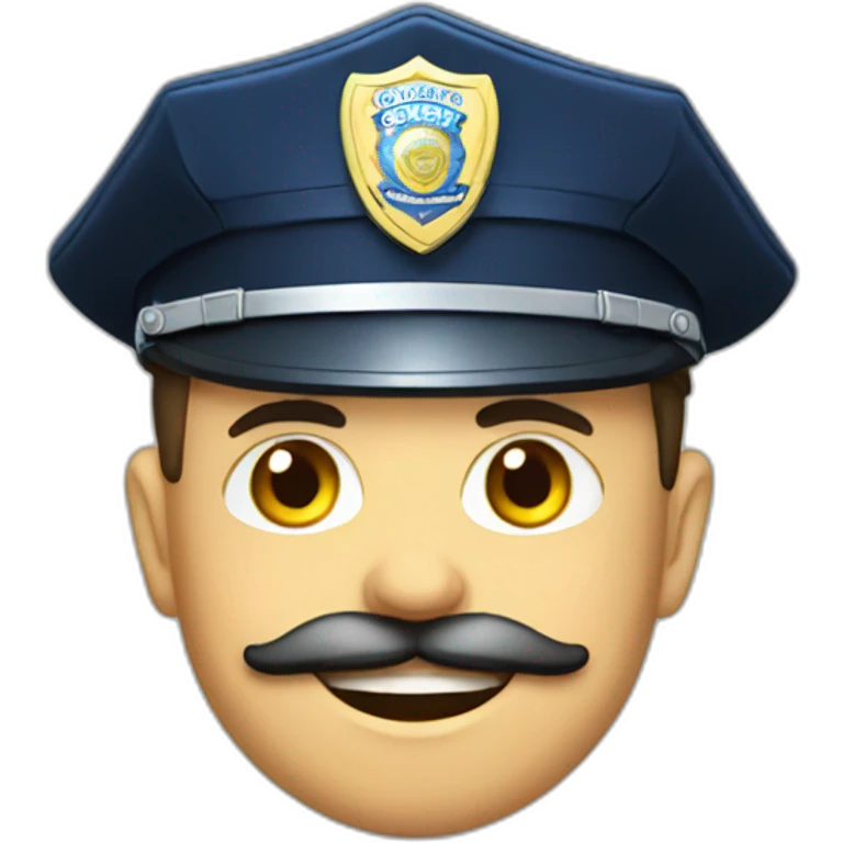 badge de police emoji | AI Emoji Generator