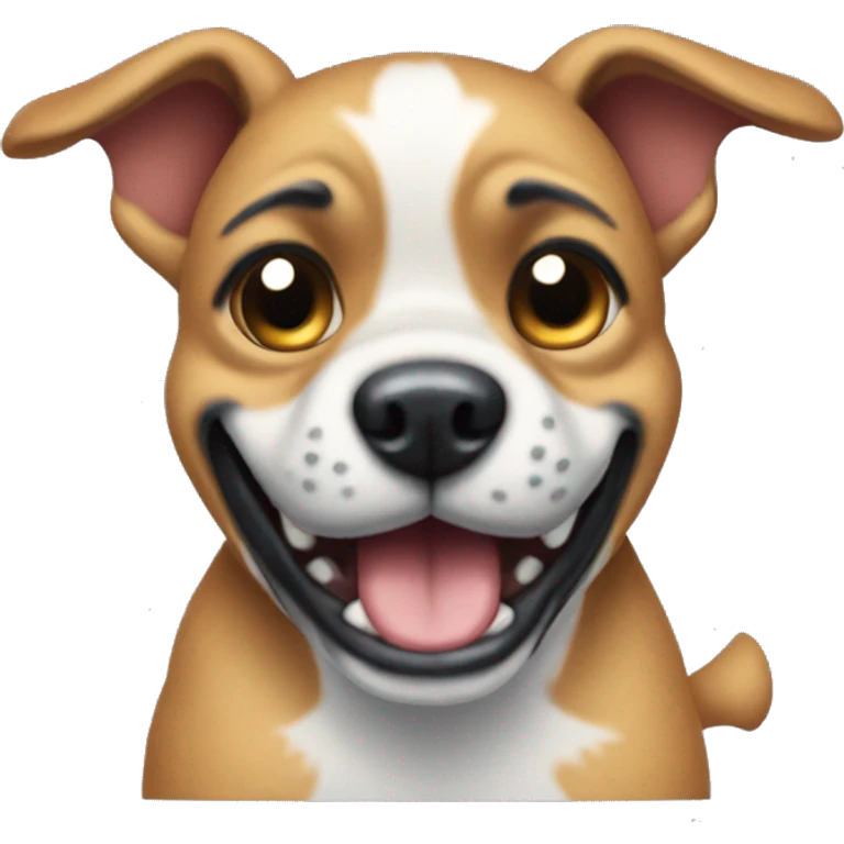 Stich auf einem hund emoji
