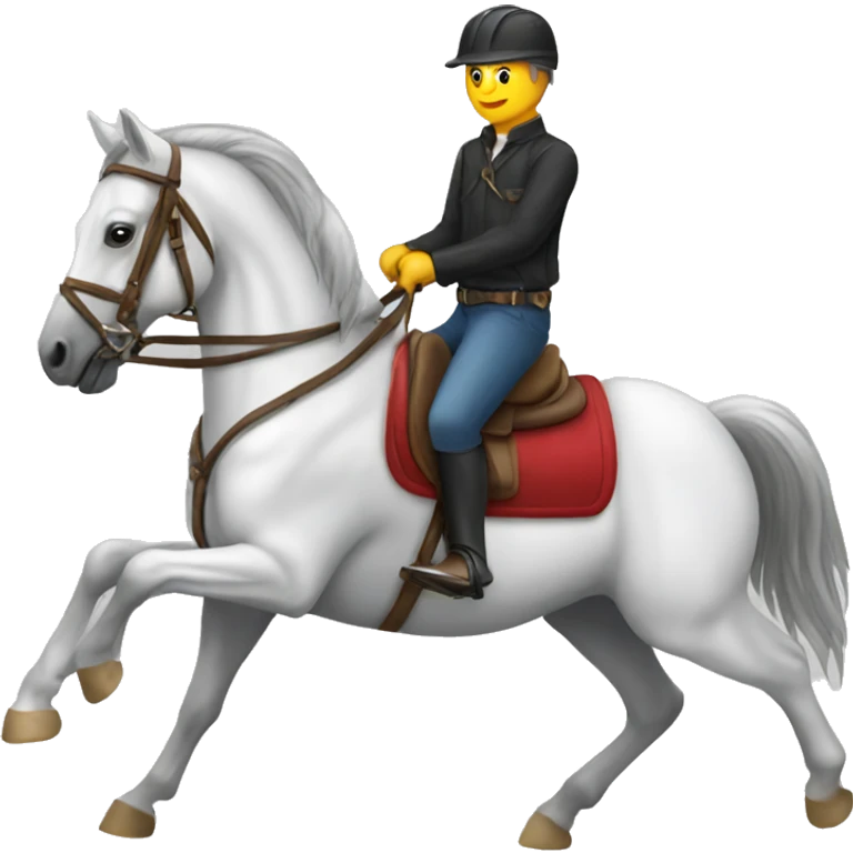   horse riding horse emoji