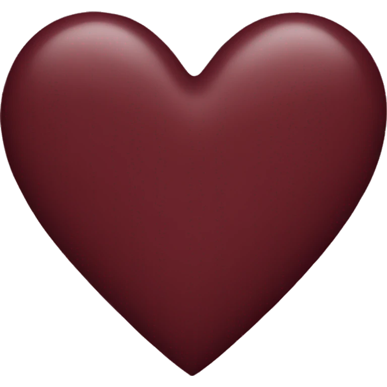 maroon heart emoji