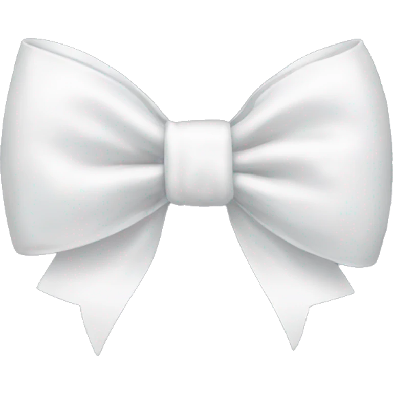 white bow emoji