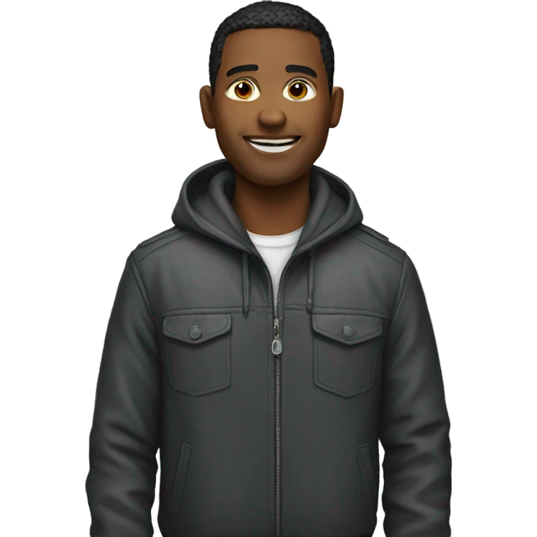 male in jacket portrait emoji