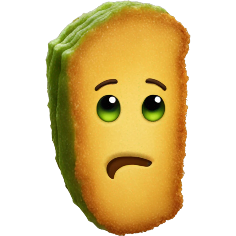 deep fried pickle slice emoji