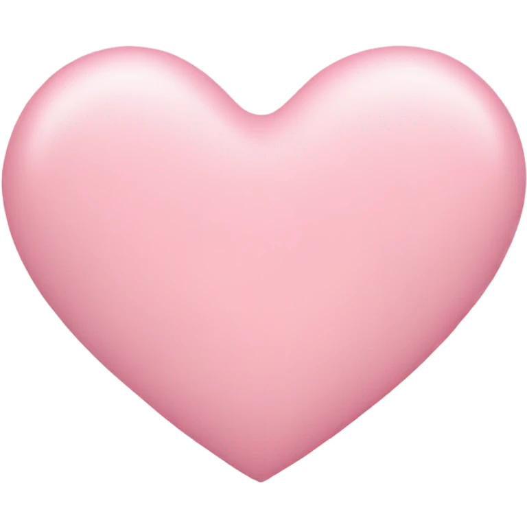 pastel pink heart emoji