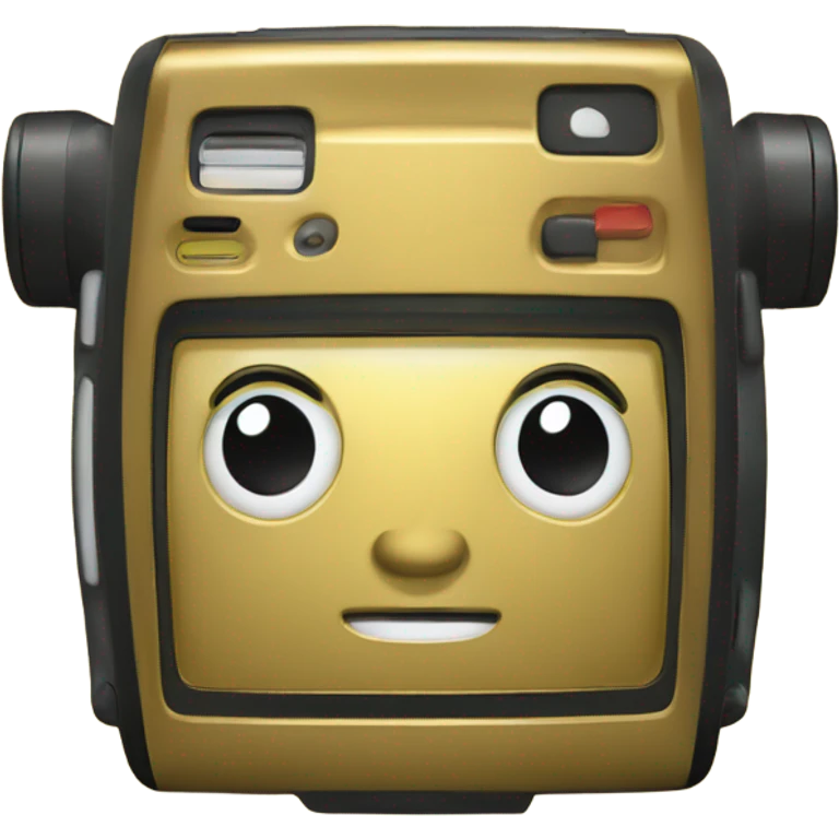 Beeper in colour gold emoji