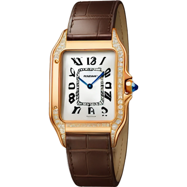 Cartier-santos-dumont-Watch emoji