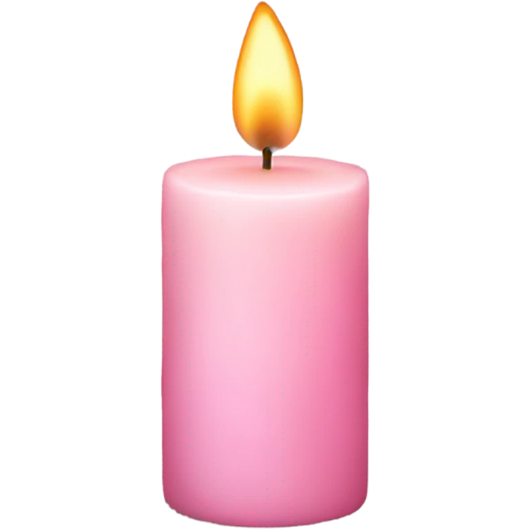 light pink candle emoji
