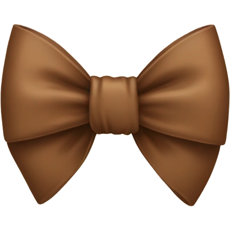 Brown bow emoji