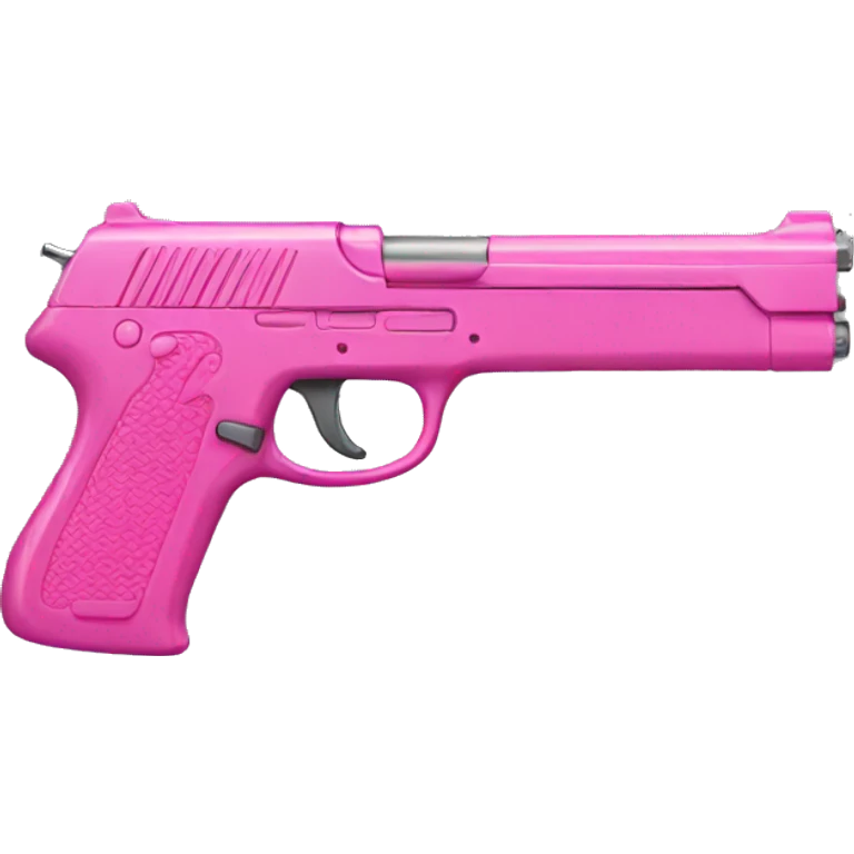 Pink gun emoji