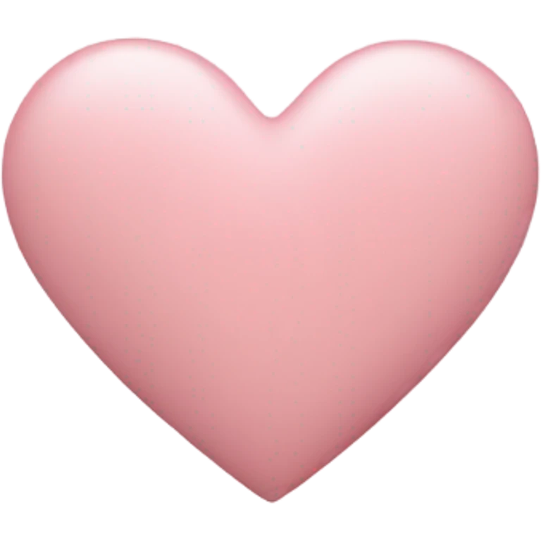 pastel pink heart emoji