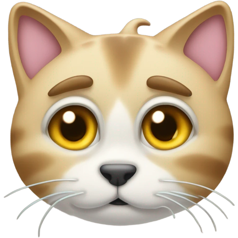 A cat with the flu  emoji