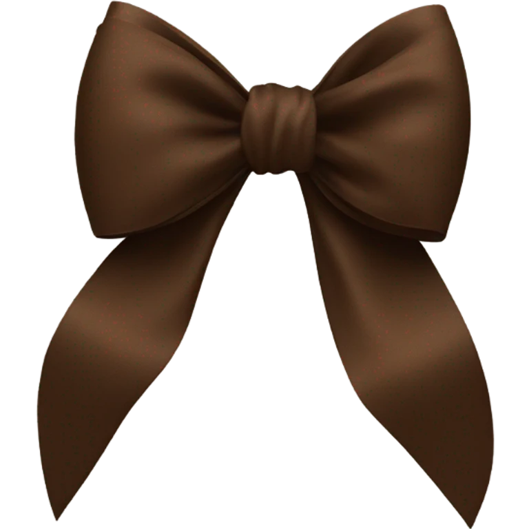 Brown bow emoji