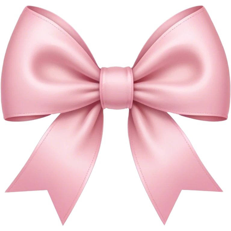 light pink ribbon bow emoji