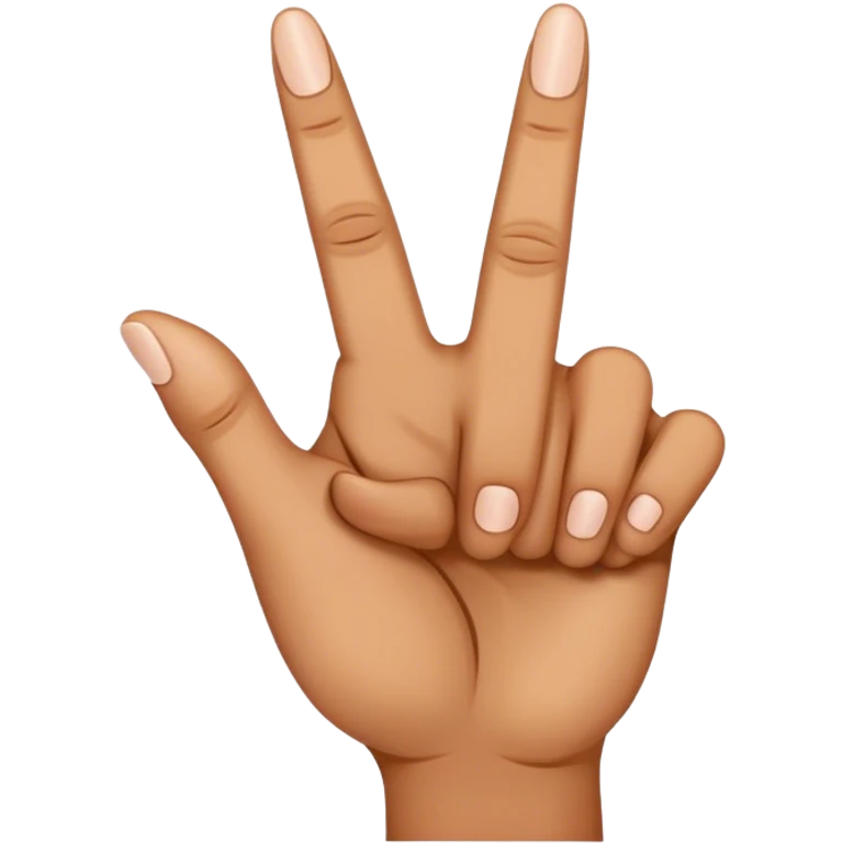 Middle finger emoji