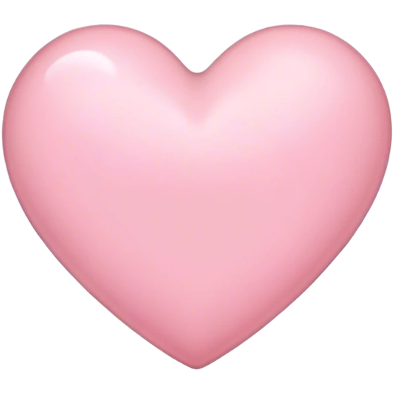 Light pink heart emoji