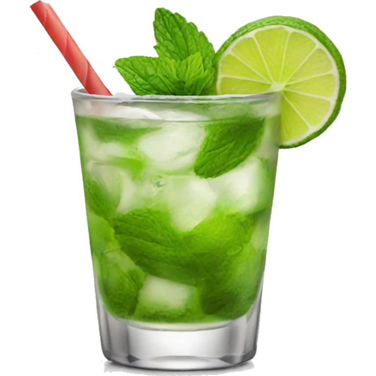 Mojito cocktail emoji
