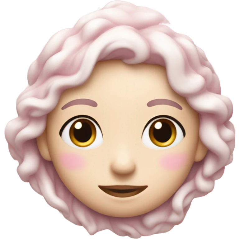 pastel pink snowflake  emoji