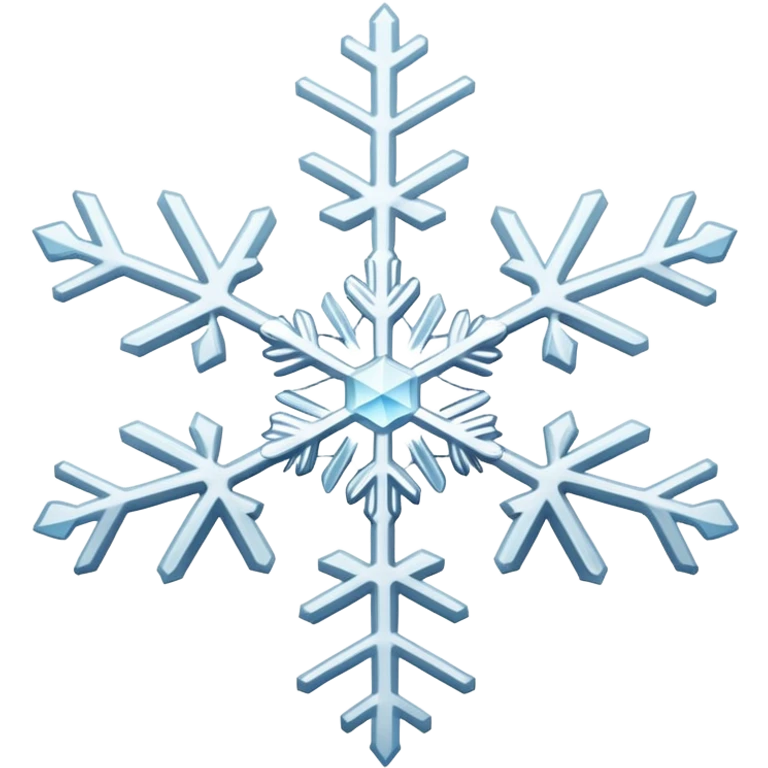 white snowflake emoji