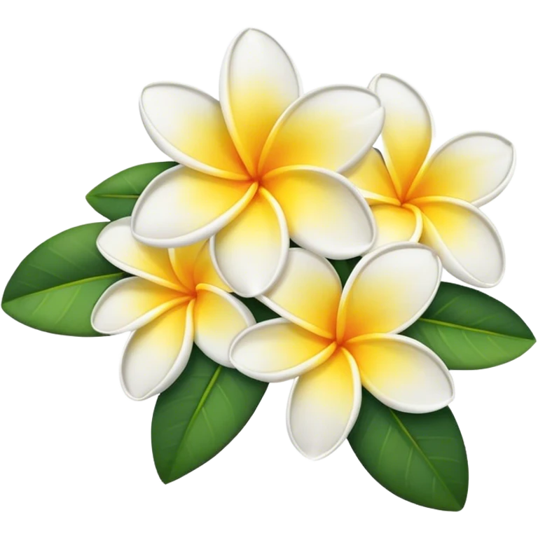 frangipani flower emoji