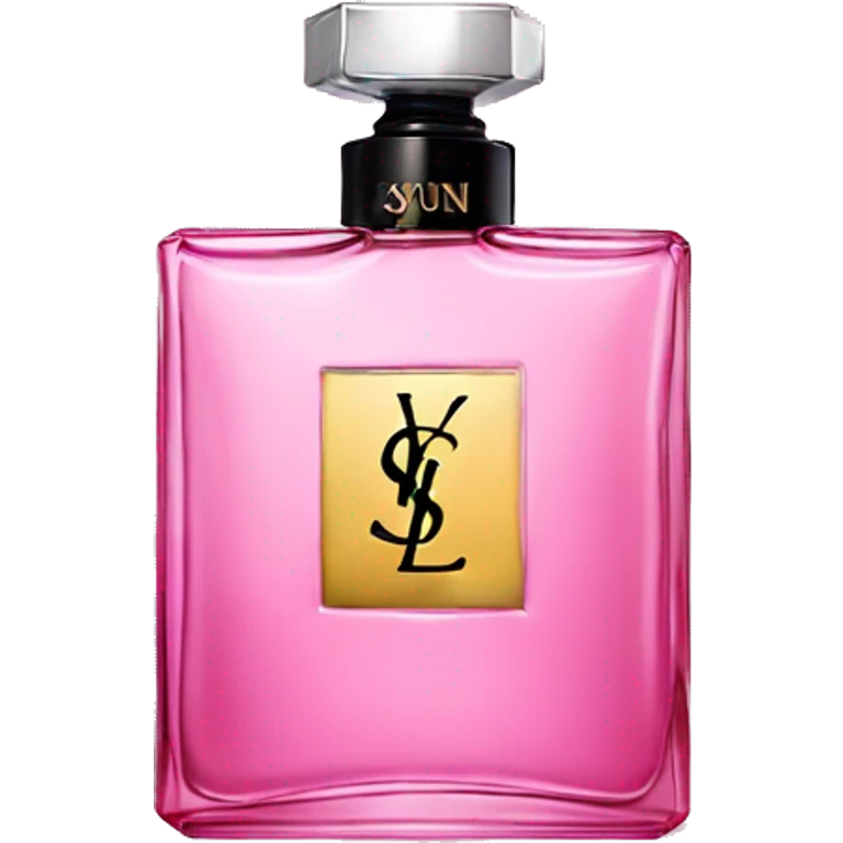 pink ysl perfume  emoji