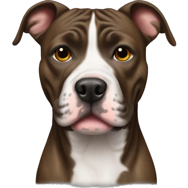 Brindle pitbull emoji
