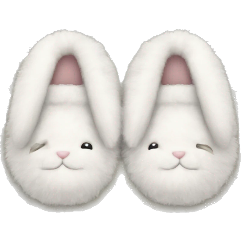 fluffy bunny slippers emoji