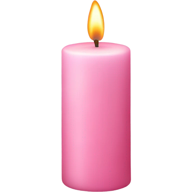 light pink candle emoji