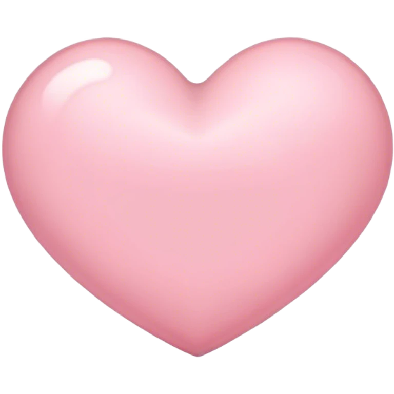 light pink heart emoji