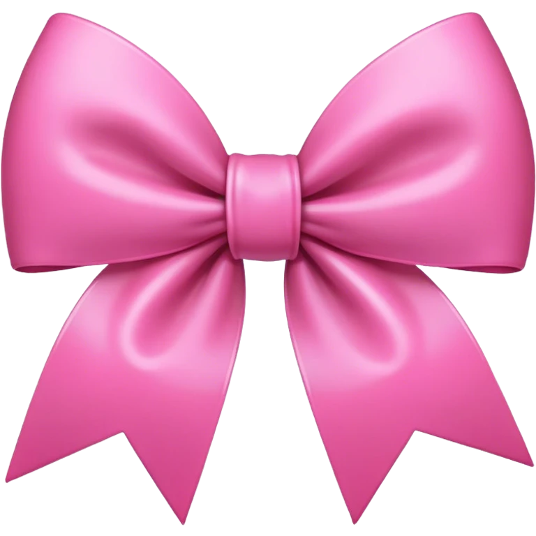 Pink bow emoji