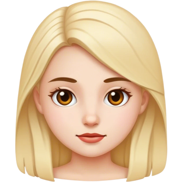 realistic portrait of girl emoji