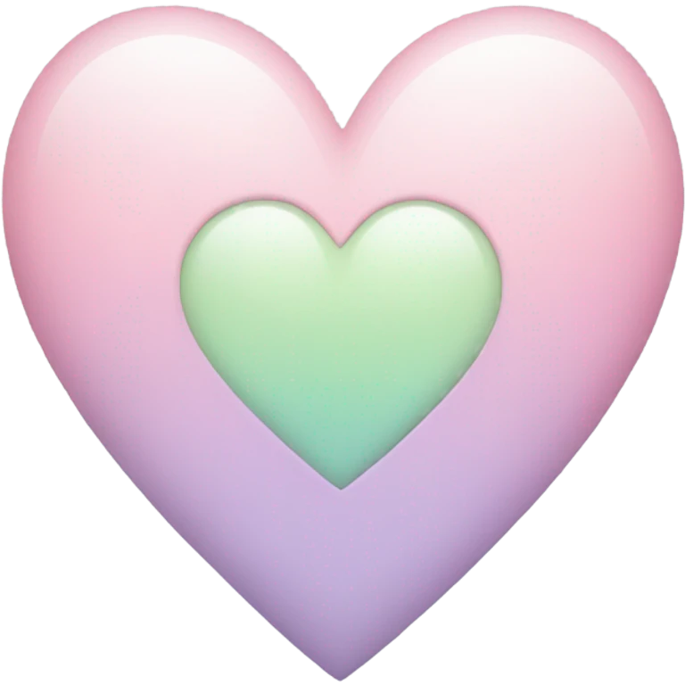 Pastel heart emoji