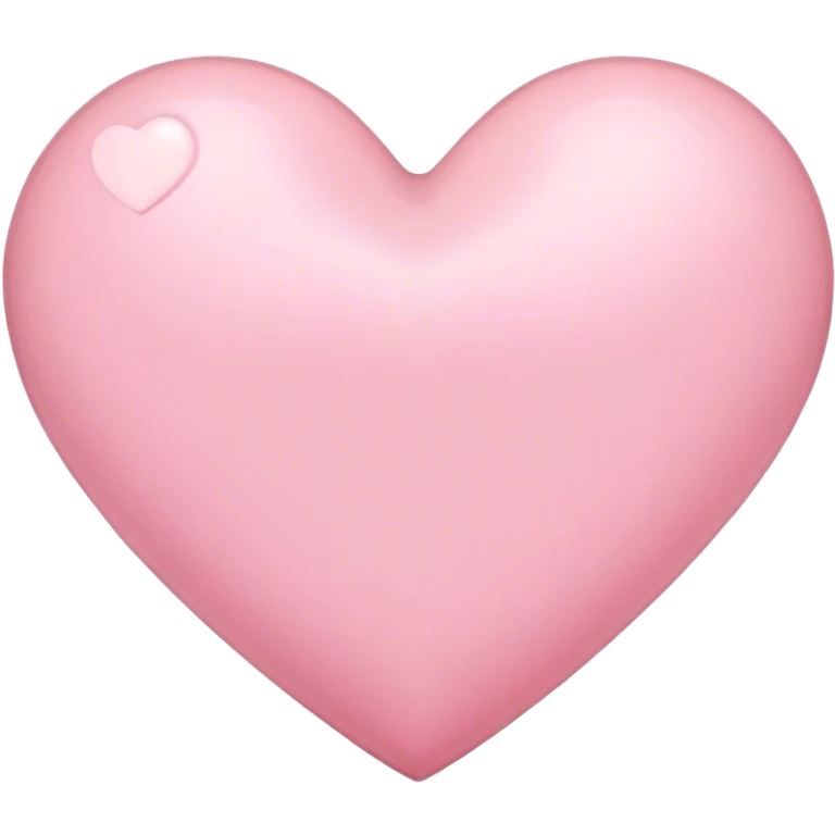 light pink heart  emoji