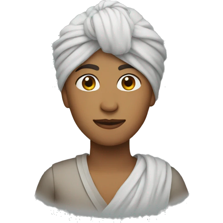 Person wearing turban emoji