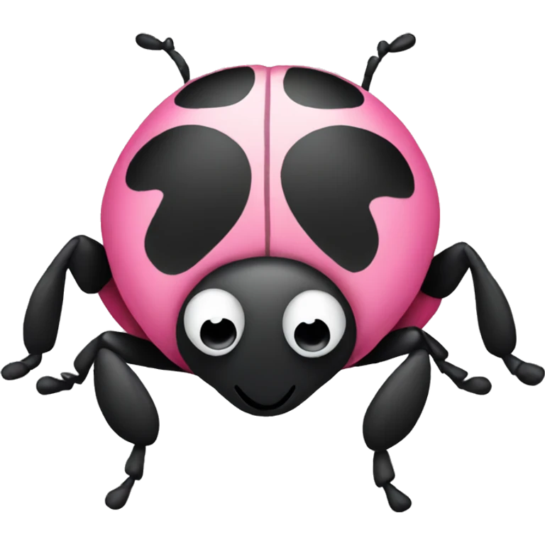Pink ladybug emoji