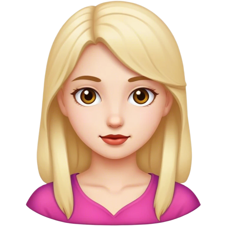 realistic portrait of girl emoji