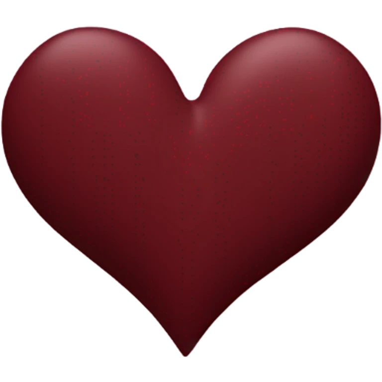 Maroon heart  emoji