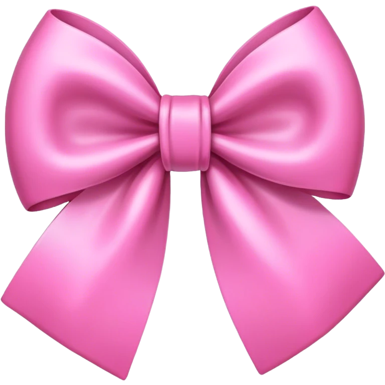 Pink bow emoji
