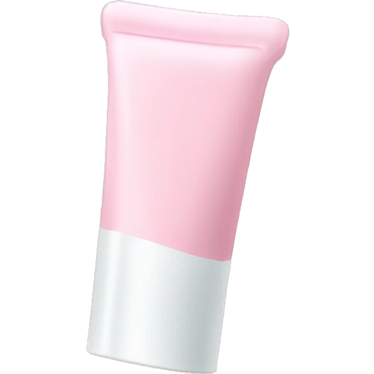 Pale pink toothpaste tube emoji