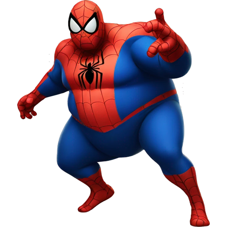 Fat fat fat spiderman emoji