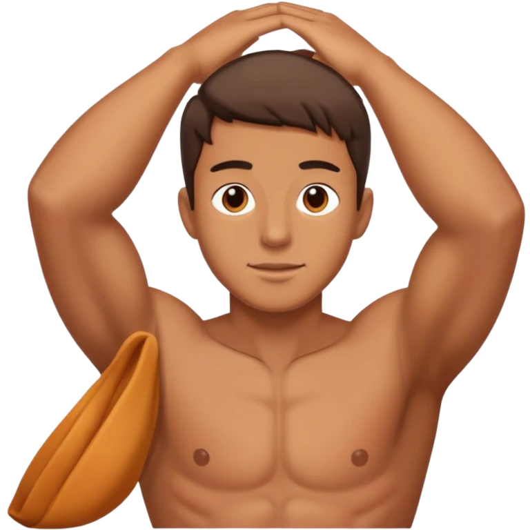 Shirtless person emoji