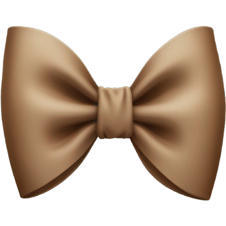 Brown bow emoji