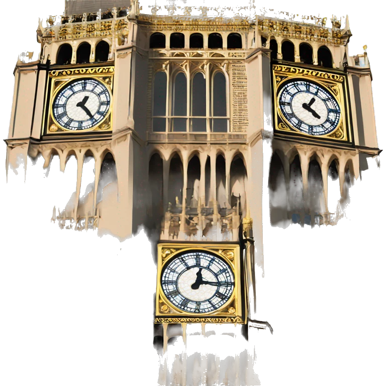 Big Ben in daylight emoji